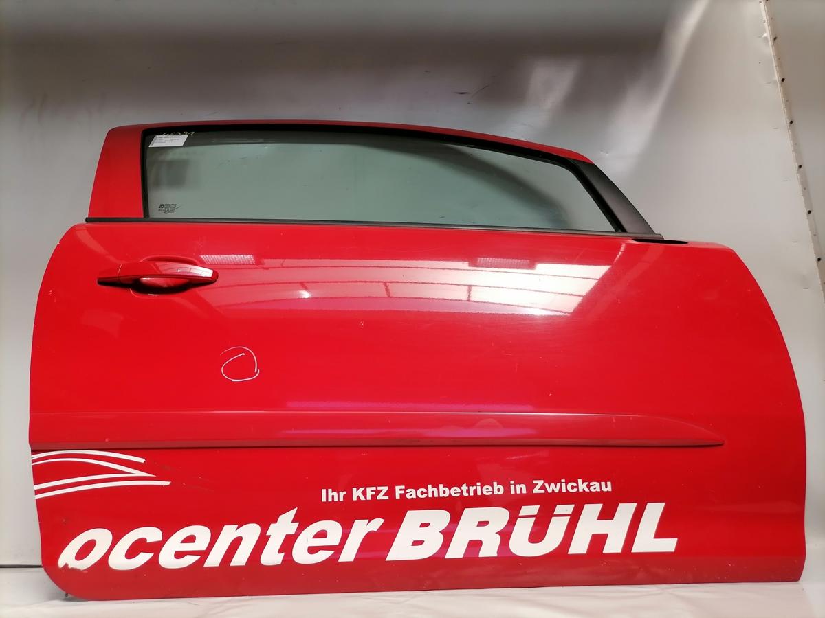Opel Corsa D original T&uuml;r vorn rechts Z547 Magmarot 3-T&uuml;rer Bj.2007